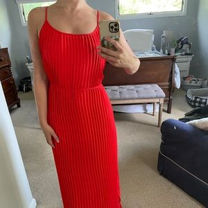 Banana Republic Red Maxi Dress Never Worn Size 2